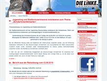 Tablet Screenshot of linksfraktion-braunschweig.de